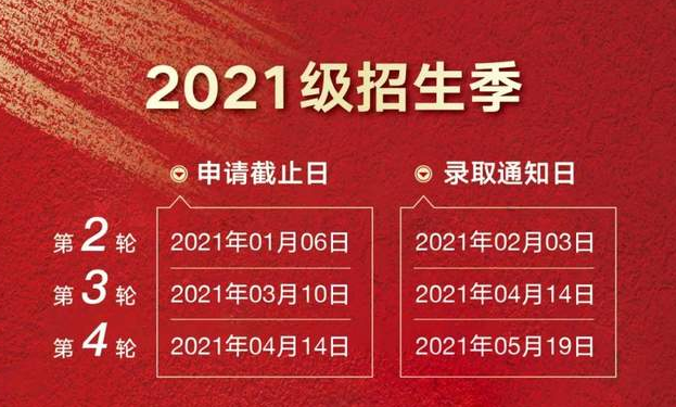 中歐MBA 2021級第二輪申請截止