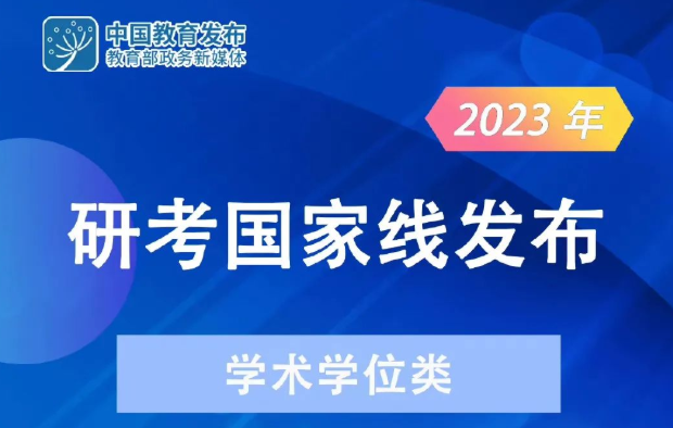 快訊！2023年研考國家線發布